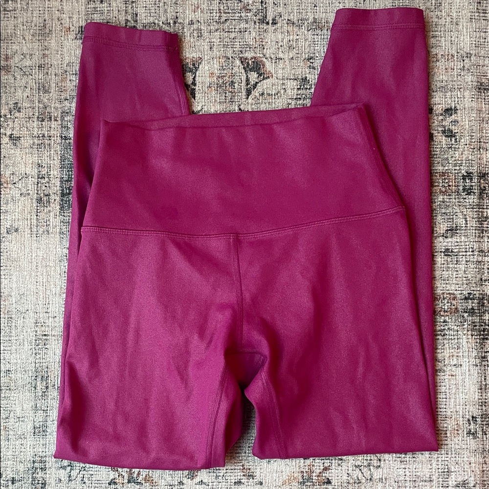 Crz Yoga Shimmer Magenta Leggings XS